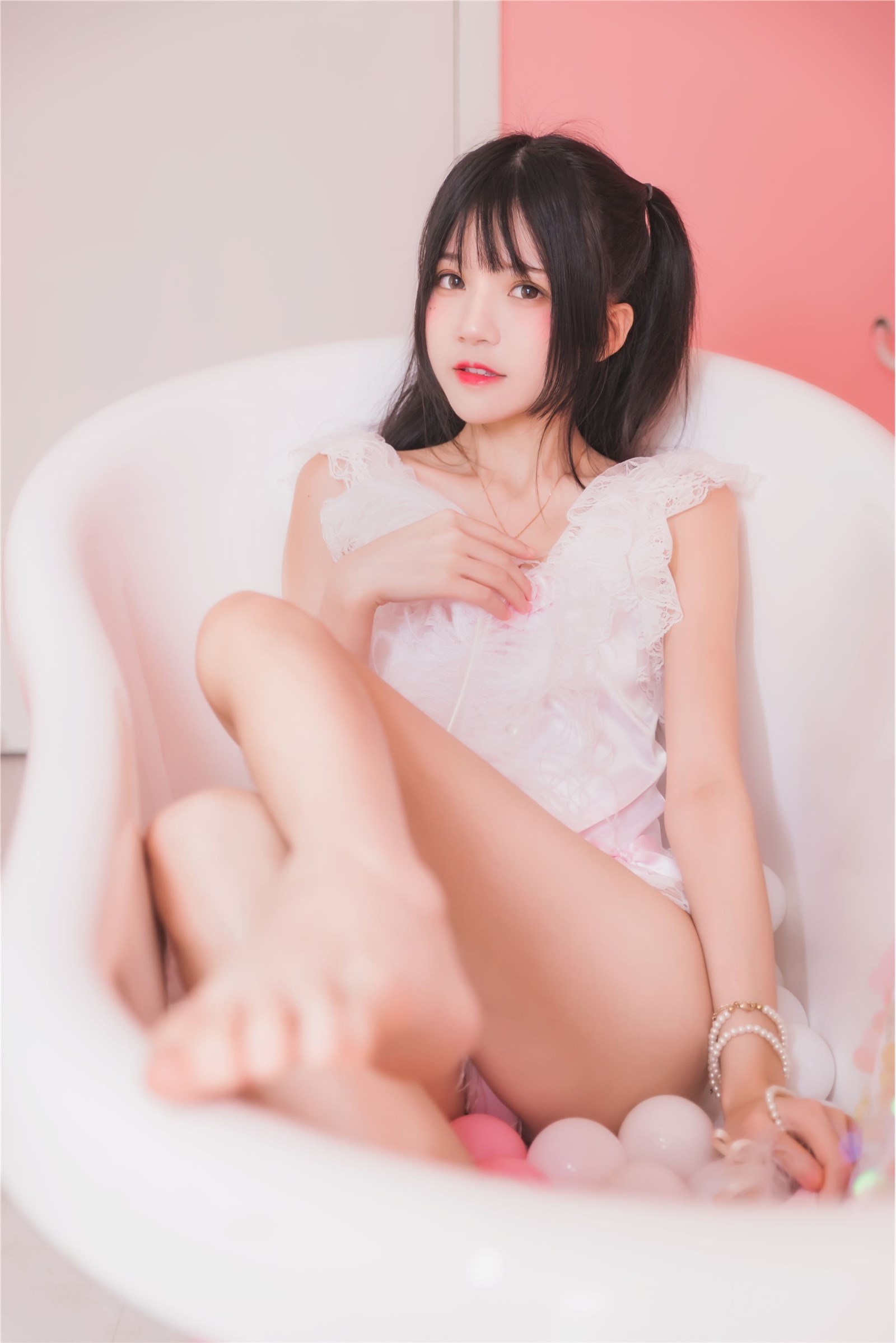 桜 Peach Meow NO.16 Hibernation Pink Bathtub(55)